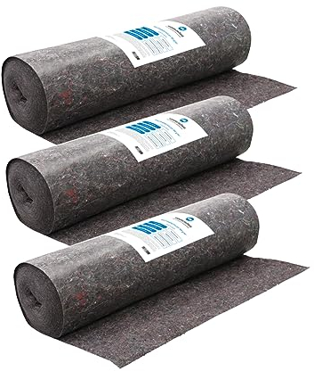 3 Rollen Handelskönig Malerabdeckvlies 50 m² ca. 180 g/m² Vlies Bodenvlies Renoviervlies Abdeckvlies Malervlies Schutzvlies