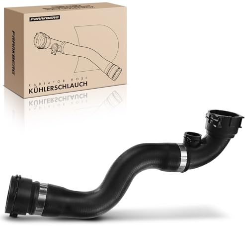 Frankberg Tubo del radiatore in alto a sinistra in gomma nera materiali | Compatibile con: X3 E83