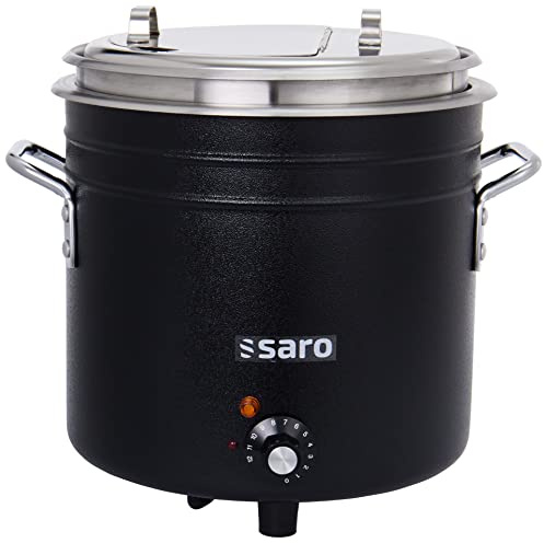Saro Bollitore da zuppa in stile retrò, Nero