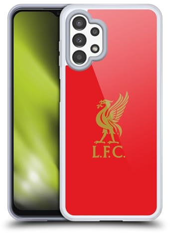 Head Case Designs Offizielle Liverpool Football Club Logo Gold Und Rot Liver Bird Gel Handyhülle Hülle [Militärischer Schutzgrad] Kompatibel mit Samsung Galaxy A13 (2022)