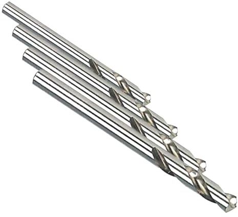 Starrett Pilot Drill Bit - HSS High Speed Steel 80mm A014C Twist Drill Bit - For Steel Cast Iron Wood Soft Materials (Pack of 4)
