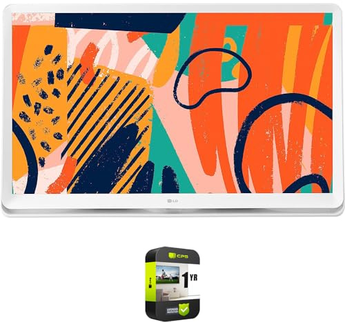 LG 27LQ600S-WU 27 Full HD IPS LED TV Monitor with Web OS TV Bundle with 1 YR CPS Enhanced Protection Pack