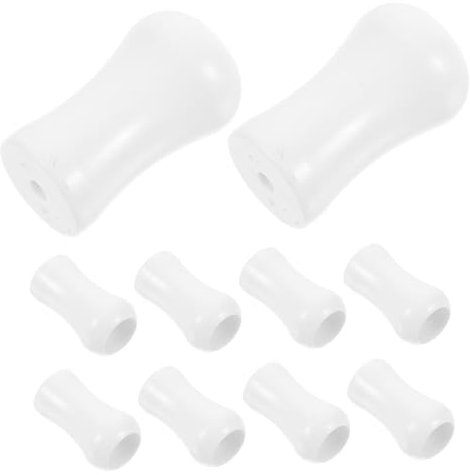 Angoily 12stücke Teiliges Für Jalousien Transparente Kunststoff-zugknöpfe Für Fenster Mit Praktischen Quasten Für Und Schlafzimmer Dekorativ Und