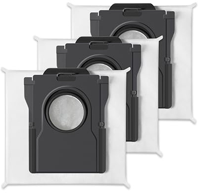 Dreame 3 x 3,2 liters dammuppsamlingspåsar kompatibla med Dreame L10s Pro Ultra/X40 Ultra/X30 Ultra/S20 Ultra