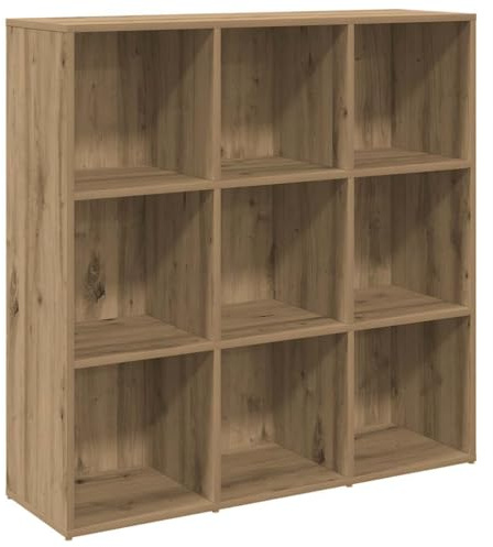 vidaXL Bokhylla artisan ek 98x29x97,5 cm, förvaringshylla, hylla, trähylla, arkivskåp, hyllor, trähyllor, fyrkantig hylla, fyrkantiga hyllor, möbel