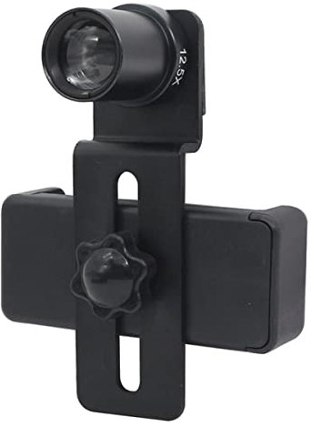 Microscope Phone Clip for Microscope with 12.5X Eyepiece Lens Cell Phone Mount Adapter Telescope Accessories Diameter 23.2mm 30mm 30.5mm(Mounting 23.2mm)