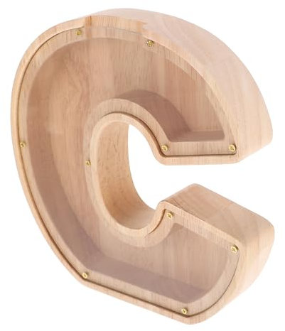 HAWILLOSCH Kreative Spardose Im Alphabet-Design Einzigartige Geldsparbox Für Desktop-Dekoration Geeignet Für Geschenke Zu Feiertagen Und Besonderen Anlässen