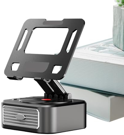 Soporte para teléfono con altavoz, soporte plegable giratorio para tableta, base antideslizante, gadgets Cool Tech, soporte para teléfono celular para el hogar, oficina, uso al aire libre