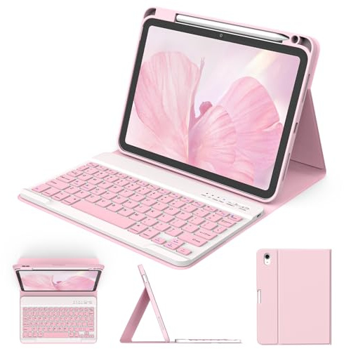 Keyboard Case for iPad Air 11 inch Detachable Magnetic Keyboard Case