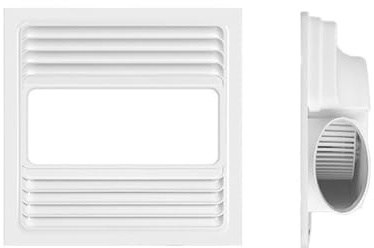 WFchenj222-6 Extractor de aire Ventilador de techo universal ultrafino de 9 cm con iluminación y ventilación 2 en 1 for cocina y baño con luz LED Ventilador
