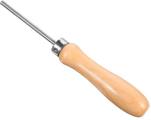 GOOHOCHY Outil de Cordage en Bois pour Raquettes de Tennis Badminton et Squash – Poinçon de Tirage Précis pour Réglage Rapide des Cordes Accessoire Polyvalent de Réparation de Cordage