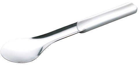Piazza 040600 Spatola per Gelato Manico Colorato Bianco, 30cm Lunghezza
