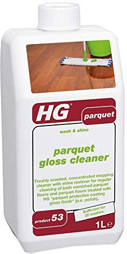 2 X Parquet Gloss Cleaner 1L – a Fresh-Scented Floor wash Especially Developed for Regular Cleaning of All Types of parquet Floors