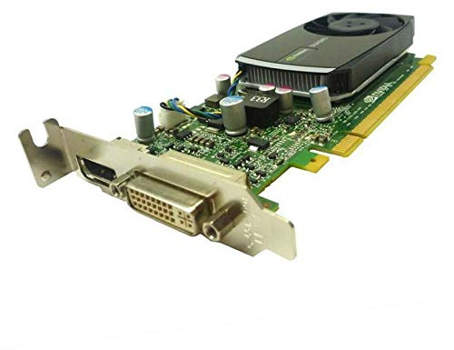 nVidia - Tarjeta Quadro 400 642229-001 645557-001 P1052 PCIe DVI Display Low Profile