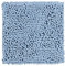 PANA® Tappeto da bagno in ciniglia premium (45x45 cm) • Per WC e doccia, superficie ultra morbida • Antiscivolo e lavabile • Colore: Azzurro