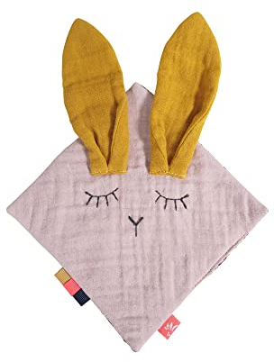kikadu Knistertuch Hase - Babyspielzeug aus 100% GOTS-zertifizierter Bio-Baumwolle