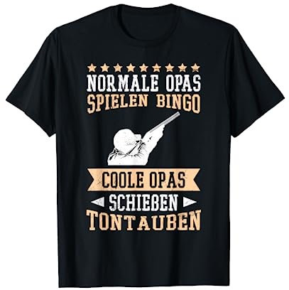 Tontaubenschießen Opa Tontauben T-Shirt