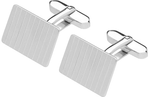 trendor 15073 Manschettenknöpfe 925 Sterlingsilber | modisches Accessoire für Herren, zeitlose Geschenkidee für Männer,