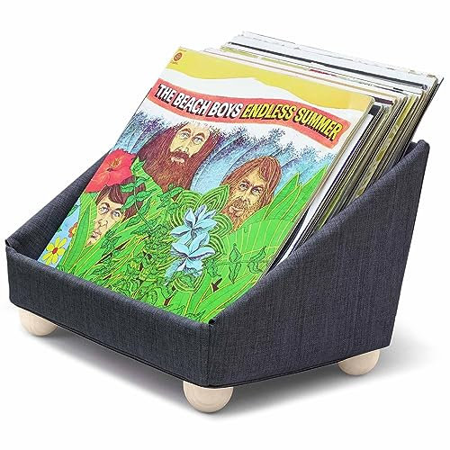 Record Roots Support de rangement pour disques vinyles | Une belle alternative au design minimaliste aux caisses de disques ou aux armoires de rangement | Affichez vos albums LP avec style