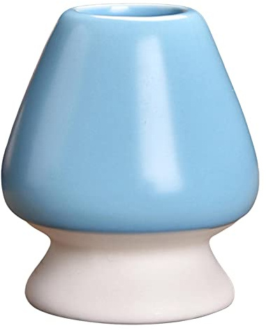 HAODUOO Porte-Fouet à thé Matcha en céramique, Support Chasen, Support Chasen for Outils à thé for Les Professionnels de la cérémonie du thé(Dark Blue)