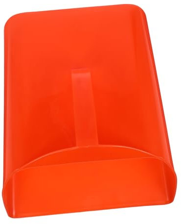 Cabilock Recogedor de Polvo de Limpieza Mango Ergonómico Recogedor de Basura Portátil de Plástico Rojo para Escritorio Doméstico Herramienta Multiuso para Organizar y Limpiar Mesas
