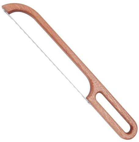 Scie à, coupe-, Coupe-au levain en bois, Gadgets de cuisine, accessoires pour le levain, outil de coupe de de pâtisserie pour gauchers et droitiers pour des tranches uniformes
