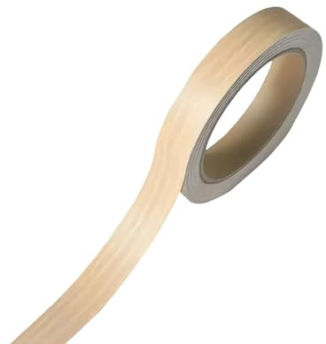 Nastro per bordi in PVC da 10 m, larghezza 2,5 cm, nastro autoadesivo per bordi di mobili, pareti, pavimenti, restauro dei bordi, motivo in legno di pino