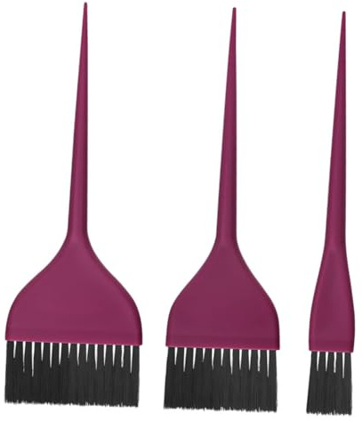 Didiseaon 3stücke Haarfärbepinsel mit Haarfärbekamm Applikatorpinsel für Haarfarbe Auftragen Werkzeugset für Haarfärbemittel und Friseurbedarf
