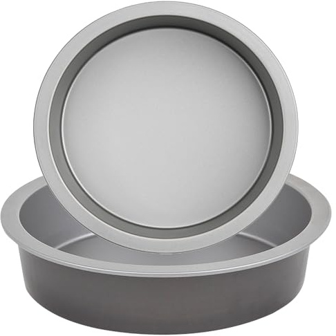 Sandwich Tin 23cm Deep Baking Pan with Loose Base & Even Heat Distribution | Freezer & Dishwasher Safe Cakes & Cheesecakes