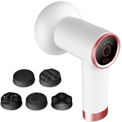 MACCHINA DI SCULPING BODY - Massager di cellulite portatile elettrico per dimagrimento, rilassandosi con 5 teste intercambiabili, dispositivo di scultura a grasso per addominale, pancia, collo, gambe,