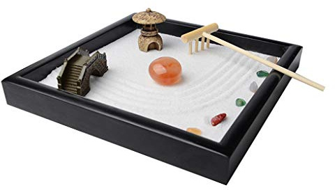 Wooden Zen Sand Box Mini Desktop Sandbox For Garden Office Decoration Gift