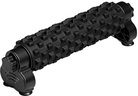 Dispositivo De Rodamiento De Fascias Con Base - Rodillo De Masaje Muscular | Dispositivo De Entrenamiento De Automasaje Para Espalda, Piernas Y Tronco, Adecuado Para Gimnasia En Casa, Reeded