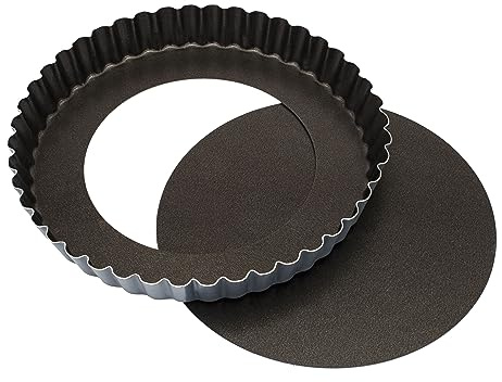 Matfer Bourgeat Exopan 332227 Moule à tarte cannelé avec fond amovible
