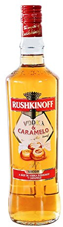 Rushkinoff Vodka & Caramello 6 x 1,0 Liter