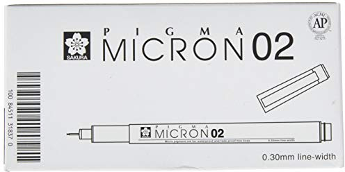 SAKURA Micron Zeichenstift, 02, Schwarz