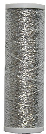 Metallic Stickgarn REXETA Beilauffaden 60m silber (1301)