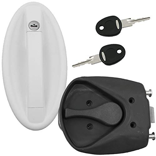Lucchetto per porta caravan Caravan FF-System M1 bianco 1095