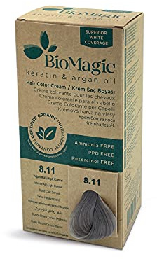 BIOMAGIC HAIR COLOR - 8/11 INTENSE ASH LIGHT BLONDE