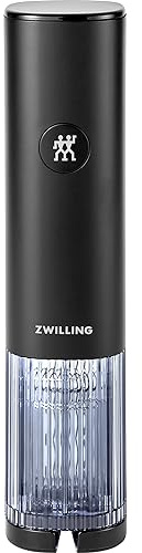 ZWILLING Enfinigy - Apribottiglie elettrico per vino, colore: Nero