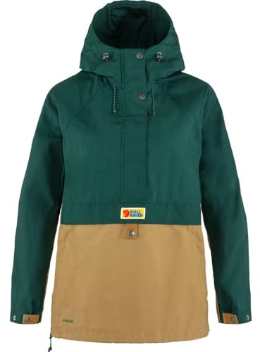 Fjallraven F87009-667-232 Vardag Anorak W Arctic Green-Buckwheat Brown M