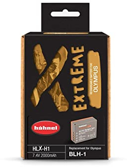 Hahnel Extreme - HLX-H1 - Li-ion Rechargeable Battery for Olympus - 2000 mAh - 7.4V - Replacement for BLH-1 Battery - Robust, Shock and Cold Resistant
