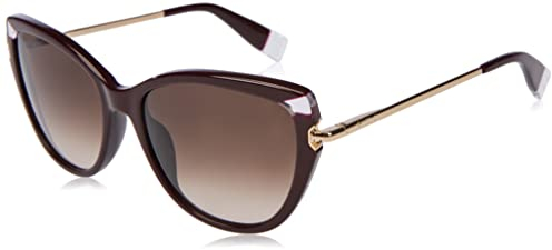 Furla Damen SFU515 Sunglasses, Shiny Dark Pflaume, 55