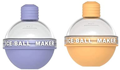 HXZDEY 1/4Pcs New Creative Light Bulbs Ice Molds, Light Bulbs Ice Molds Maker, Round Ice Ball Molds With Individual Cover, Easy Fill&Release Round Sphere Ice Mold For Whiskey And Cocktails
