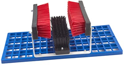 SPORTIKEL24 Puliscarpe per sport, tempo libero, costruzione e industria – griglia per tutte le scarpe e stivali – Dimensioni: 60 cm x 30 cm x 20 cm