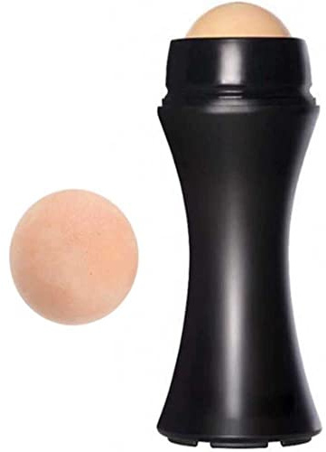 Oil-absorbing Volcanic Roller, Reusable Portable Oily Skin Control Roller, Instant Results Remove Excess Shine Rolling Stone for Home Travel Or Out-Of-Home Facial Massage Oily Skin Care