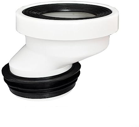 Accesorio de tubería de drenaje, drenaje de boquilla de tubo de inodoro, conexión de boquilla de conexión de inodoro para reparación de tuberías de drenaje Closestool (5 cm)