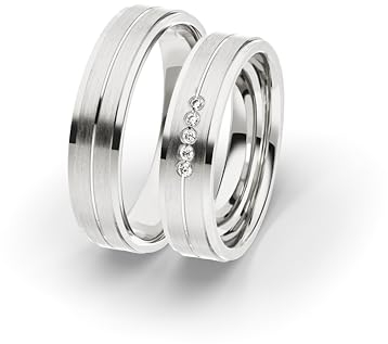 Kolibri Rings Eheringe Gold 333 5 Diamanten Trauringe Verlobungsringe Set Paarpreis - Gratis Gravur und Etui