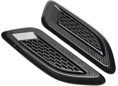 Prese D'aria del Cofano Compatibile Con Ford Per Mustang 2 Pezzi Cofano Aspirazione Aspirazione Aria Cofano Scoop Prese D'aria Copertura Decorativa Cofano Vent Auto Hood Vent