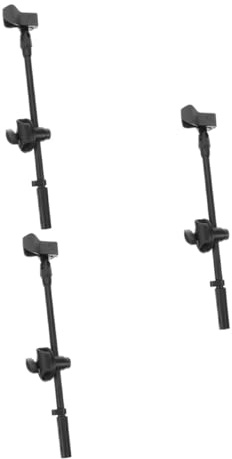 SHOWERORO 3sätze Metall Mikrofonarm Mit Klemme Höhenverstellbar Drehbar Stabiler Stand Für Aufnahmen Und Live- Geeignet Für Desktop Und Tischanwendungen