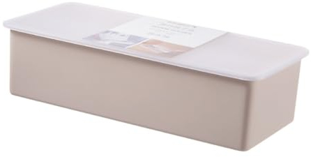 Toyvian Boîte de Rangement Étanche et Bien Conçue pour Couverts Rose en Plastique Cuisine Évacuation d'eau Amovible pour Cuillères et Baguettes